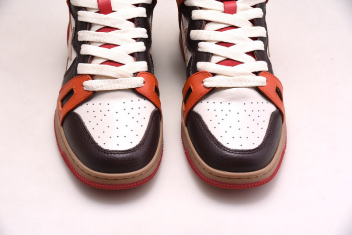A Bathing Ape Bape Sta 93 Hi Red Orange Light Sand