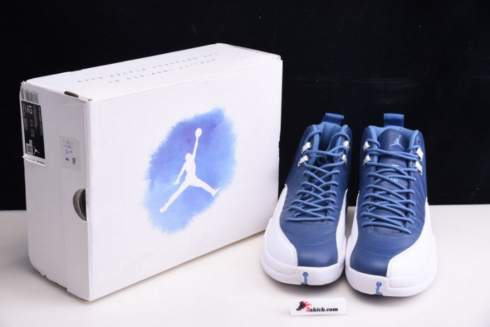 Air Jordan 12 Retro Stone Blue 130690-404
