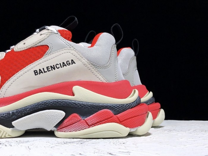 Balen TRIPLE S TRAINERS CLEAR SOLE  GREY GLOW  WHITE   541624  W09OH  1009