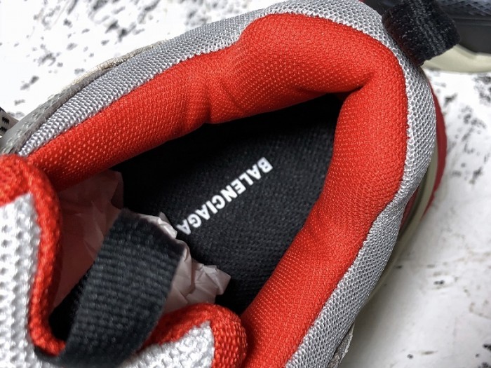 Balen TRIPLE S TRAINERS CLEAR SOLE  GREY GLOW  WHITE   541624  W09OH  1009