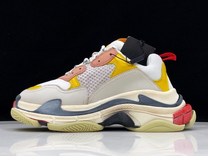 Balen Triple S Cream Yellow Red 490672  w09O5  9035