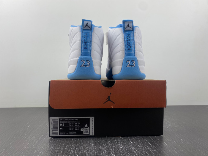 AIR Jordan 12 Retro White University Blue (2004)  308243-142