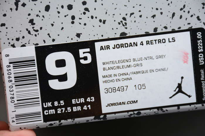 Air Jordan 4 Retro Military Blue (2012) 308497-105