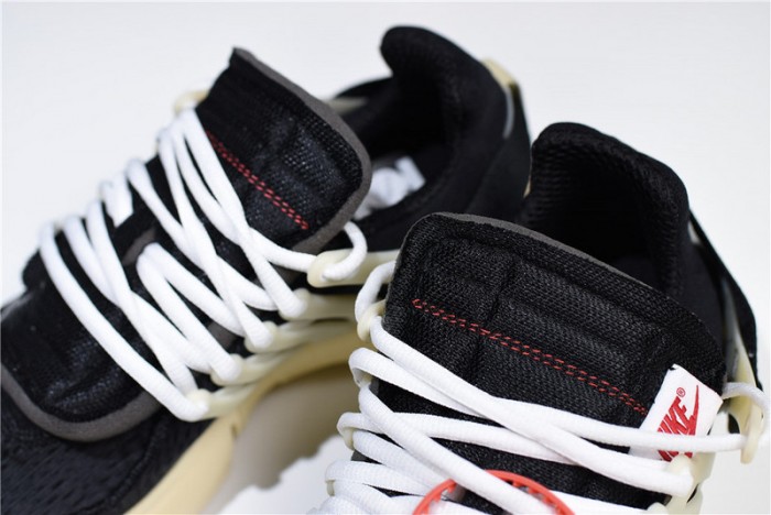 OF X Nike Air Presto BLACK/BLACK-MUSLIN  AA3830-001