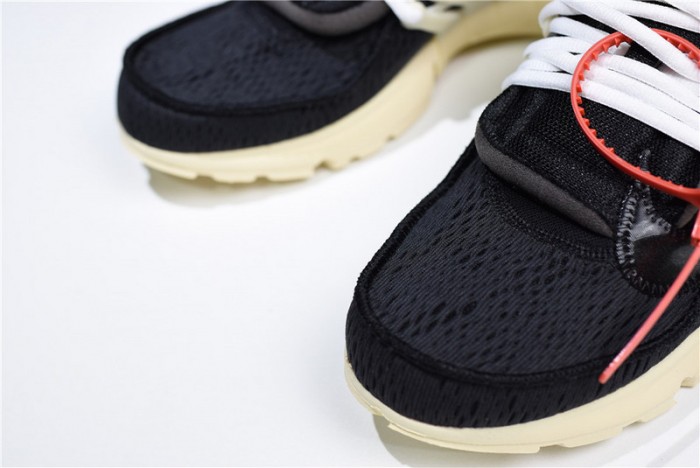 OF X Nike Air Presto BLACK/BLACK-MUSLIN  AA3830-001