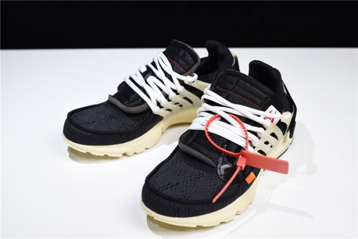 OF X Nike Air Presto BLACK/BLACK-MUSLIN  AA3830-001