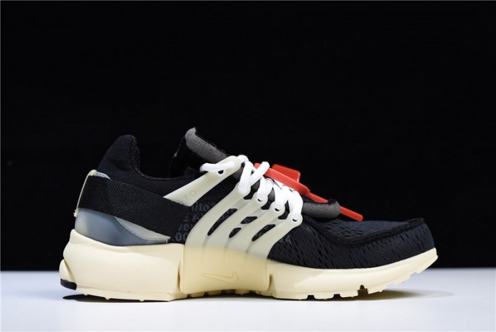 OF X Nike Air Presto BLACK/BLACK-MUSLIN  AA3830-001
