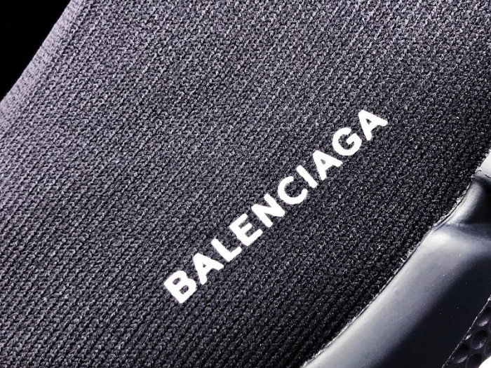 Balen Speed Trainer Sneakers All Black 477280 W05G0 0088