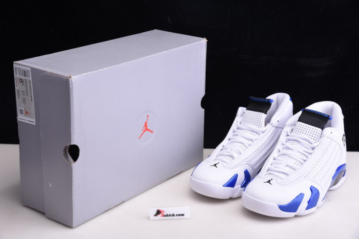 Air Jordan 14 Retro White Hyper Royal 487471-104