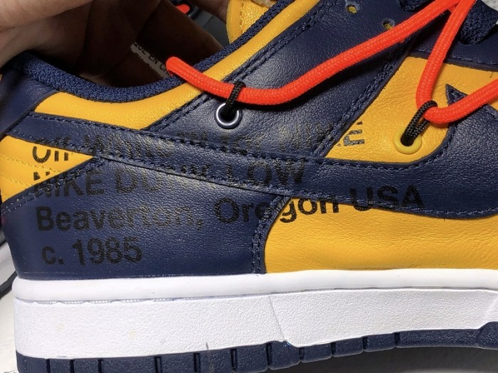 OF X Nike Dunk Low Michigan - CT0856-700