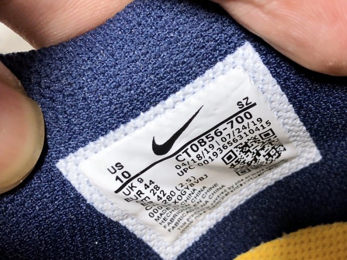 OF X Nike Dunk Low Michigan - CT0856-700