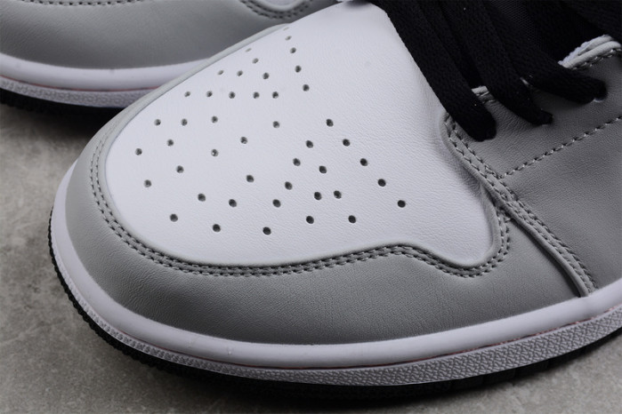 Air Jordan 1 Low Black Grey Pink 553558-062