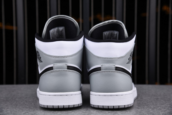 Air Jordan 1 Mid Light Smoke Grey 554724-092
