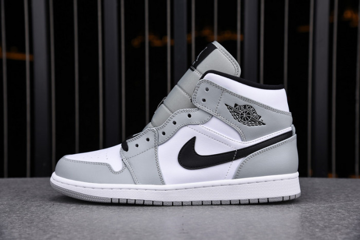 Air Jordan 1 Mid Light Smoke Grey 554724-092