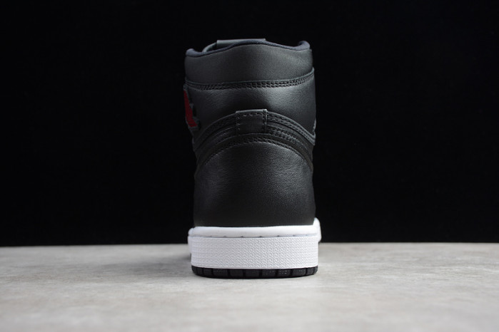Air Jordan 1 Retro High Black Satin Gym Red 555088-060