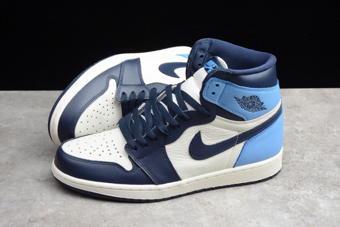 Air Jordan 1 Retro High Obsidian UNC 555088-140