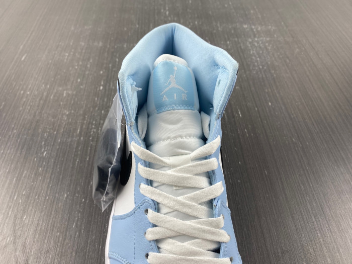 Air Jordan 1 Mid Ice Blue (GS) 555112-401