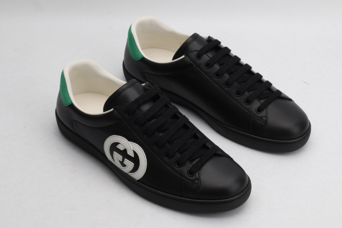 GU Ace Interlocking GG Black