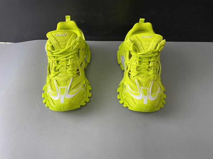 Balen Track 2 Sneakers"Tennis Green/White/Grey" 568615 W2GN5 5818