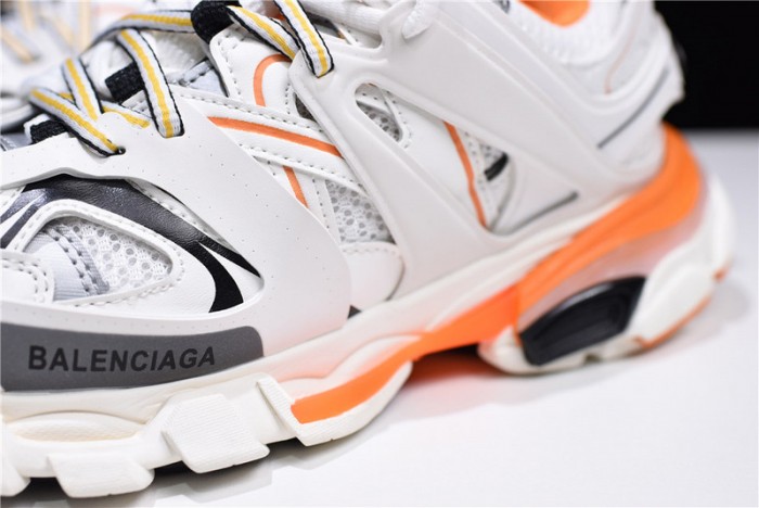 Balen Track Sneakers ORANGE/WHITE 656686 W06G0 2001
