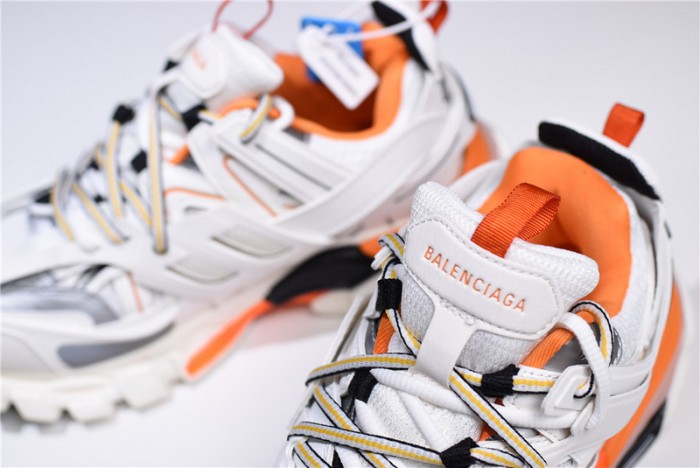 Balen Track Sneakers ORANGE/WHITE 656686 W06G0 2001