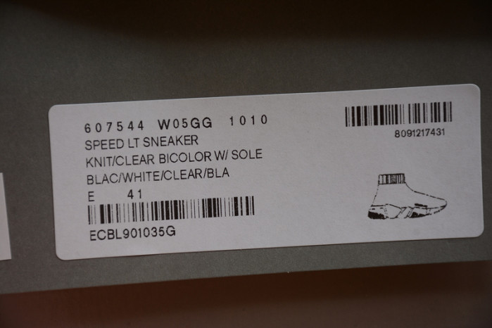 Balen Speed Trainers Clearsole 607544 W05GG 1010