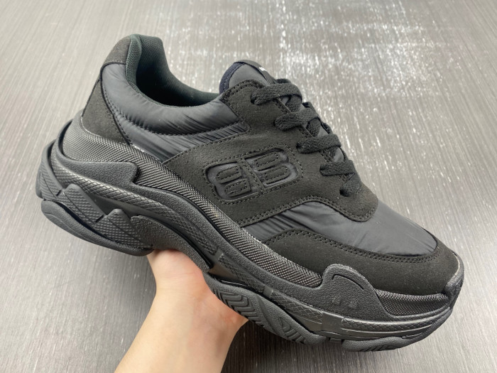 Balen Triple S Nylon Black 710157 W3CU1 1000