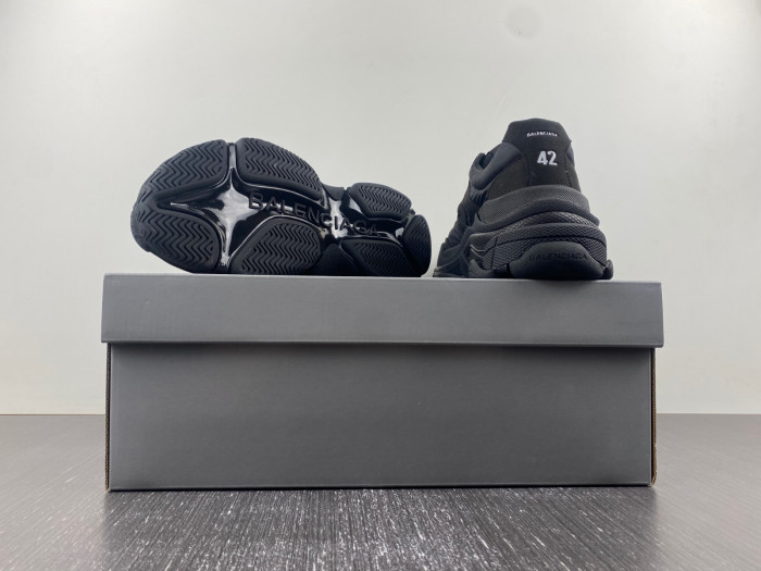 Balen Triple S Nylon Black 710157 W3CU1 1000