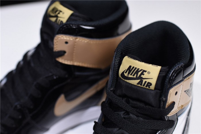 Air Jordan 1 Retro High NRG Patent Gold Toe 861428-007