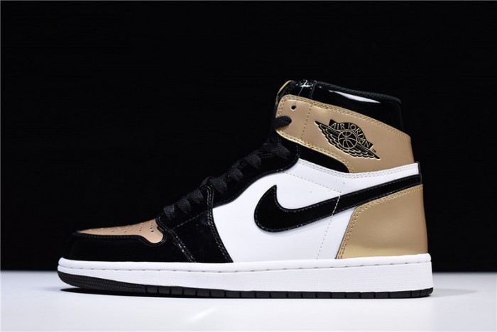 Air Jordan 1 Retro High NRG Patent Gold Toe 861428-007