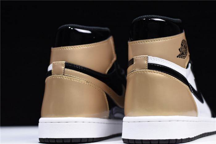 Air Jordan 1 Retro High NRG Patent Gold Toe 861428-007
