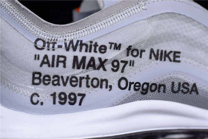 OF X NIKE AIR MAX 97 Grey AJ4585-002