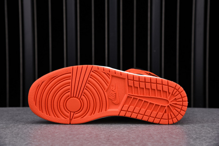 Air Jordan 1 Mid Team Orange Black 852542-800