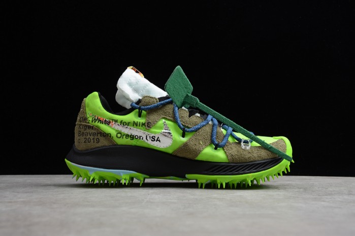OF X Nike Zoom Terra Kiger 5 Electric Green  - CD8179-300