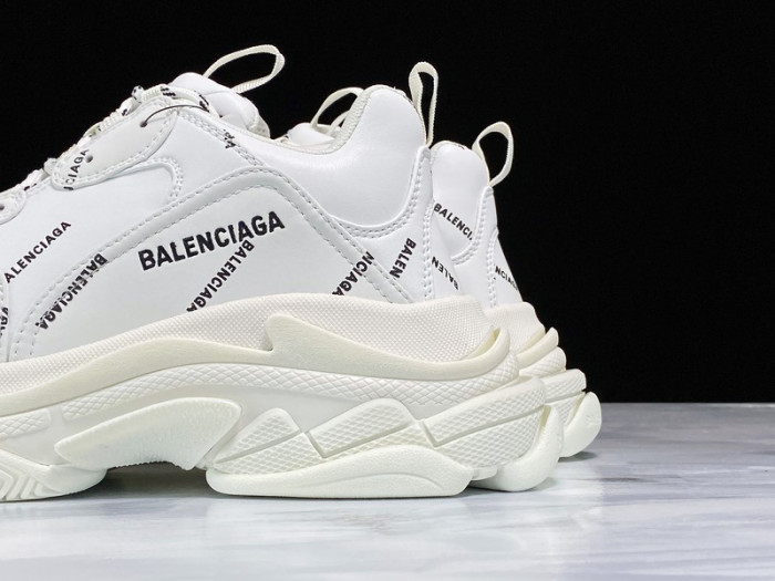 Balen TRIPLE S TRAINERS WHITE  LETTERS  541624 W09O1 8013