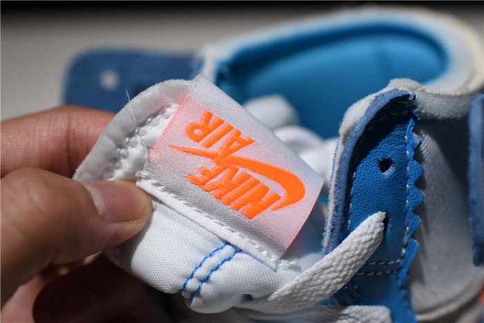 OF X Air Jordan 1 Retro High University Blue AQ0818-148