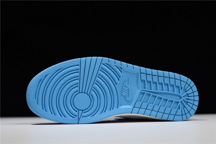 OF X Air Jordan 1 Retro High University Blue AQ0818-148