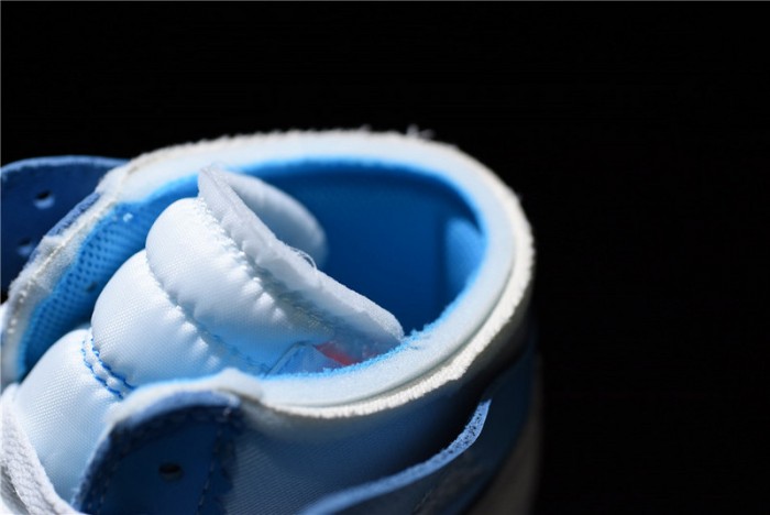 OF X Air Jordan 1 Retro High University Blue AQ0818-148