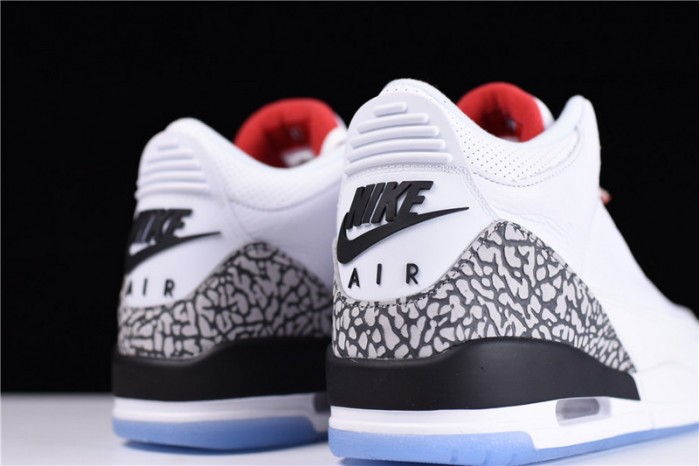 Air Jordan 3 Retro Free Throw Line White Cement 923096-101