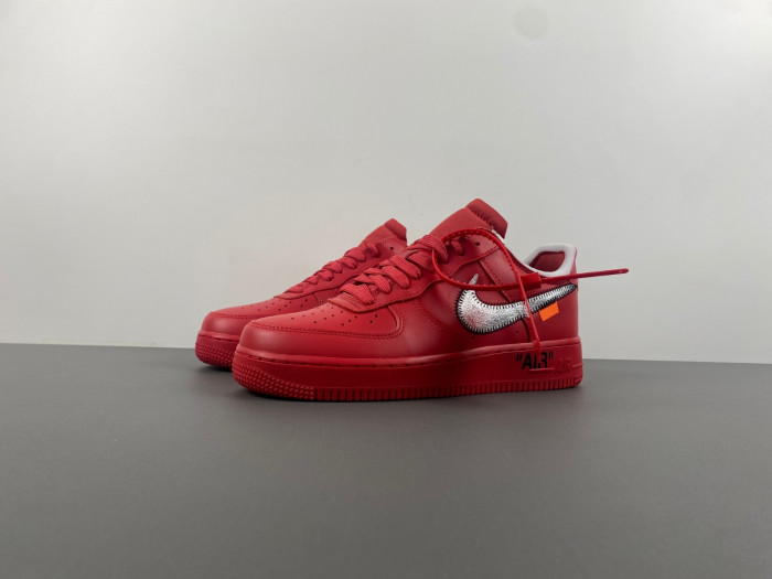 Off White x Nike Air Force 1 Red AO4297-600