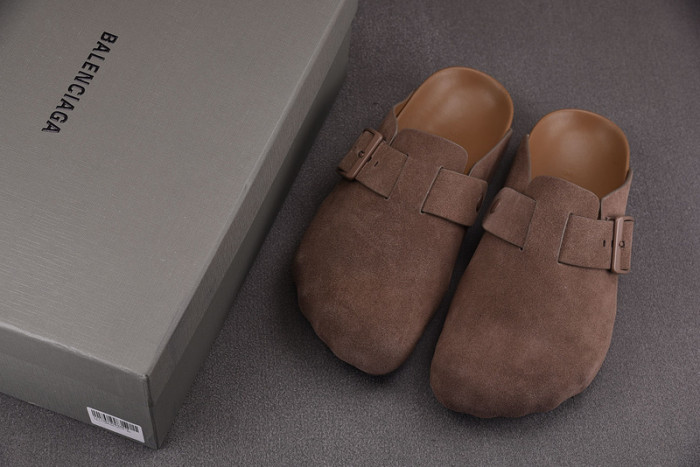 Balen x Birkenstock Sunday suede mules
