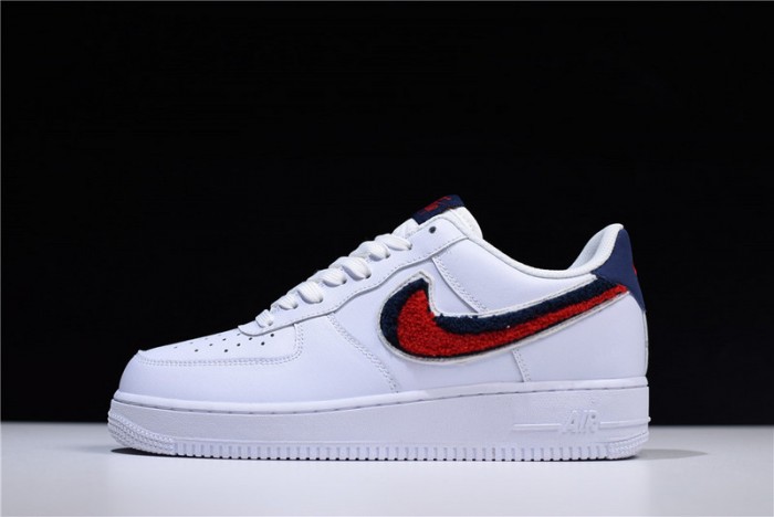 Nike Air Force 1 Low LV8 3D Chenille White Red Blue  823511-106
