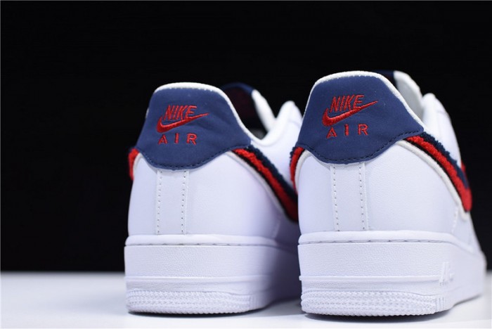 Nike Air Force 1 Low LV8 3D Chenille White Red Blue  823511-106