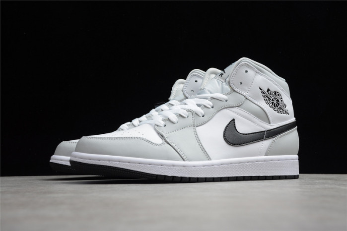 Air Jordan 1 Mid Light Smoke Grey (W) BQ6472-015