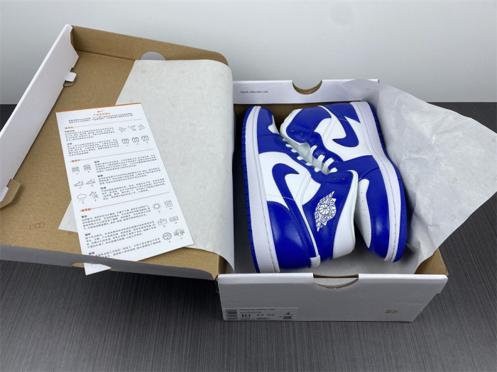 Air Jordan 1 Mid Kentucky Blue (W) BQ6472-104