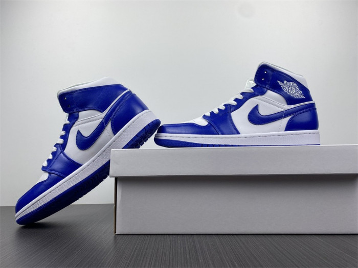 Air Jordan 1 Mid Kentucky Blue (W) BQ6472-104