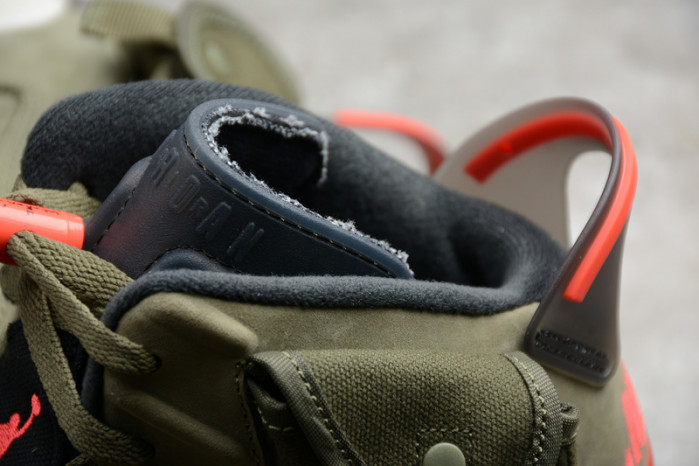 AIR JORDAN 6 TRAVIS SCOTT MEDIUM OLIVE CN1084-200