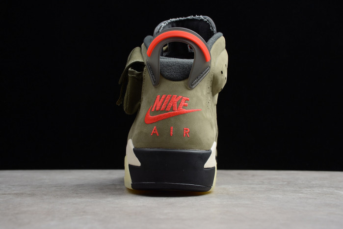 AIR JORDAN 6 TRAVIS SCOTT MEDIUM OLIVE CN1084-200