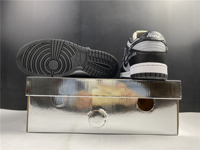 OF X Nike Dunk Low Black and Grey CT0856-007