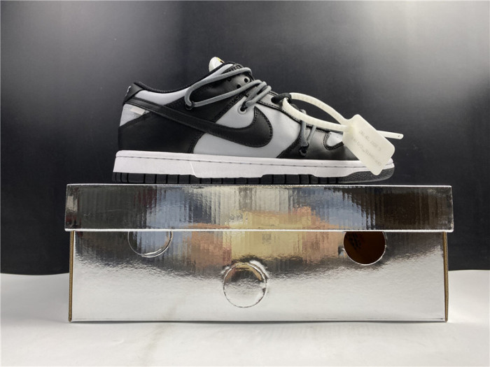 OF X Nike Dunk Low Black and Grey CT0856-007